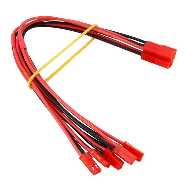 OliRC 3pcs JST Lipo Splitter/Parallel Adapter - 20cm 20awg Wire(C44-3)