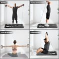 thumbnail image 4 of Tabla Multifuncional para Abdominales, Cama Deslizante de Pilates 5 en 1, Rodillos Abdominales Plegables, Ejercicios Abdominales de Rebote Automático, Equipo para Gimnasio en Casa Cardio Beat Negro, 4 of 4