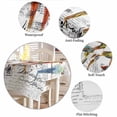 thumbnail image 6 of Colorful Birds Tablecloth Rectangle Table Cloths 54x108 , Waterproof Tablecloth Outdoor Table Cloth, Vintage Rustic Envelope Postmark Washable Table Cover for Kitchen Dining Party, 6 of 8