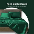 thumbnail image 3 of Satin Pillow Case,2 Pack Satin Standard Silky Pillowcase for Hair and Skin,Satin Pillowcase Set of 2,20x26,Dark Green, 3 of 8