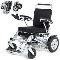 Culver Mobility - COBRA- Foldable & Divisible Electric Wheelchairs 2 Battery - SILVER