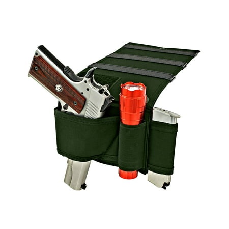 Every Day Carry Tactical Bedside Under Mattress Pistol and Flashlight (Best 3 Gun Pistol Holster)
