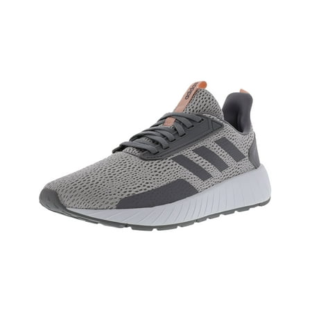 Adidas Women's Questar Drive Grey / Hi-Res Orange Ankle-High Mesh Running Shoe -