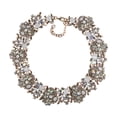 thumbnail image 1 of Gargantilla retro gruesa con diamantes de imitación, accesorios de ropa con purpurina, elegantes regalos de fiesta, regalo de novia, joyería de Blanco, 1 of 9