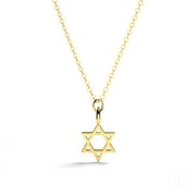 Maya's Grace Spiritual Wisdom Star Pendant Necklace Gold Chain for Women