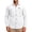 40#White, variant on Men's Dual Chest Pocket Long Sleeve Tactical Cargo Shirts Lightweight Cooling UPF 50 Sun Protection Button Down Lapel Collar Breathable Work Tops
