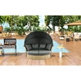 thumbnail image 6 of Retractable Canopy Outdoor Patio Daybed / Comfortable for 2 in Garden, Backyard, 6 of 7