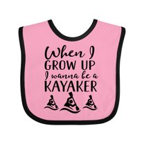 Inktastic Future Kayaker Boating Gift Kayaking Boys or Girls Baby Bib