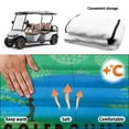 thumbnail image 5 of Uorisanigo Golf Cart Seat Cover Towel Blanket for EZGO, Club Car and More 2-Seat Carts Keeps Seats Clean Comfortable Golf Bound Print Golf Cart Seat Cushion Covers 52.36"x 32.28", 5 of 7