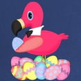 thumbnail image 2 of CafePress - Pink Flamingo Easter Eggs Bowtie Maternity T Shirt - Maternity Dark T-Shirt, 2 of 3