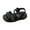 Black, variant on Kureaily Girls Sandals Breathable Lightweight Comfortable Casual Outdoor Summer Shoes For Kids Age 4 12 School Play Everyday Wear/ Size 10,4-4.5 Years(Black)