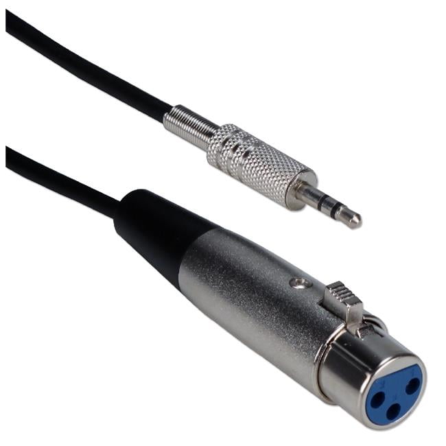 6 ft. XLR Female to 3.5mm Male Balanced Audio Cable
