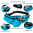 thumbnail image 2 of Sports Waist Pack Bag Running Belt Fanny Pack with Water Bottle Holder for Men Women Outdoors Walking Running, Fit 6.5 inch Smartphones, 2 of 7