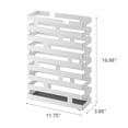 thumbnail image 7 of Yamazaki Home Umbrella Stand - Two Styles, White, Steel, Rectangle,  Holds 8 umbrellas, No Assembly, 7 of 7