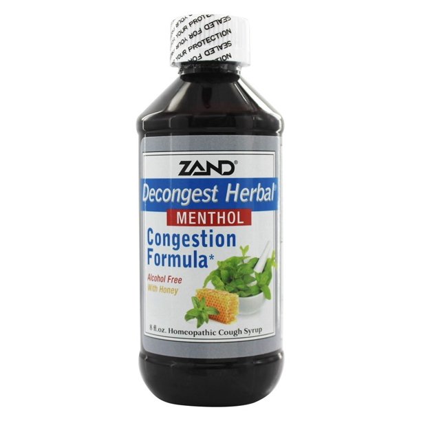 Zand Decongest Herbal Congestion Relief Cough Syrup 8 oz. Walmart