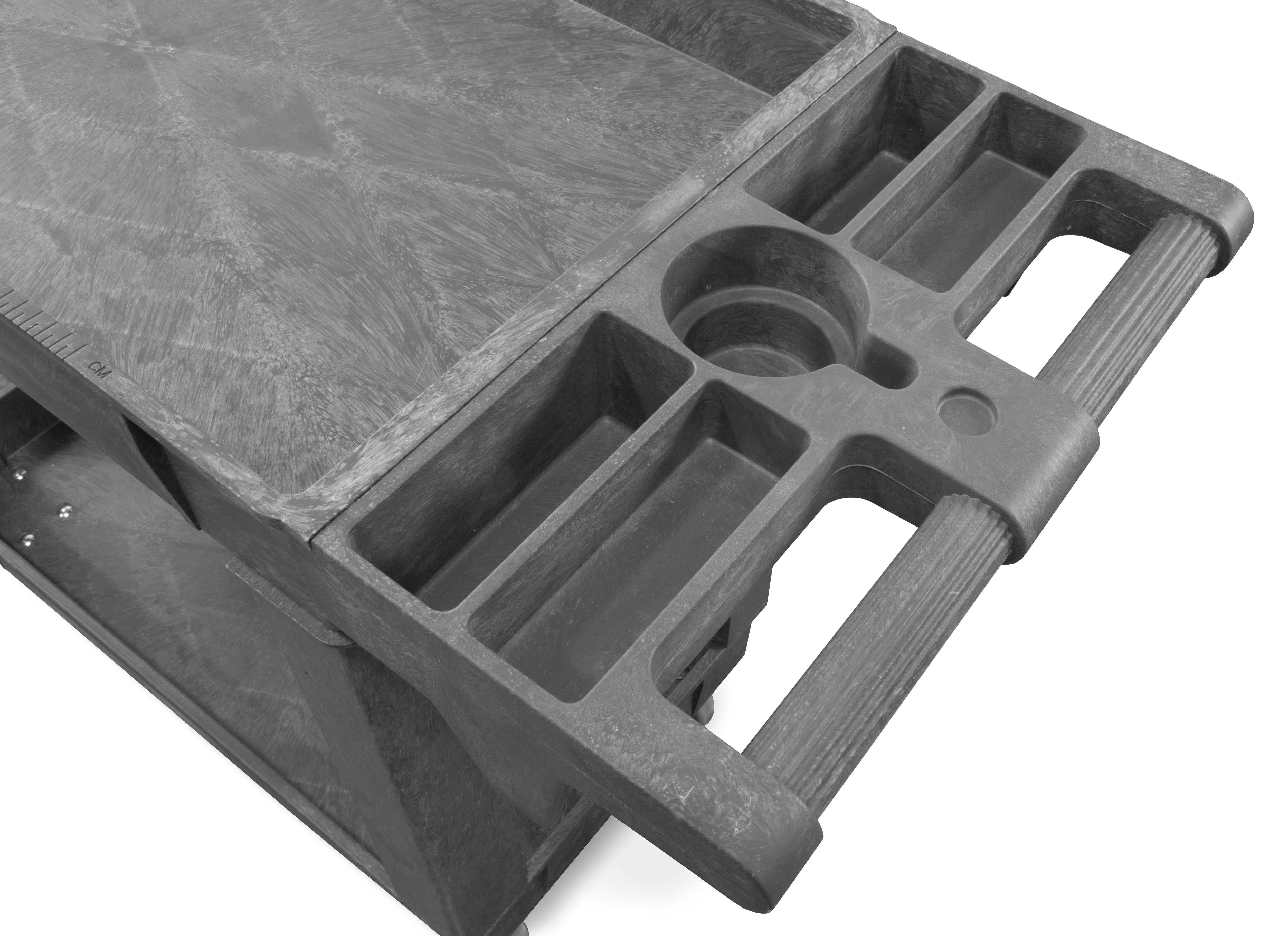 WEN 500-Pound Capacity 40 by 17-Inch Two-Shelf Service Utility Cart