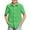 Green, variant on Gradient Pattern Short-Sleeve Pocket Shirts for Boys and Girls, Summer Beach Wear for Children