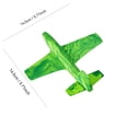 thumbnail image 3 of Airplane Toy Glider for All Ages for Kids Ages 3+ - Portable Lightweight Foam Glider Airplane for Kids Travel & Beach Outdoor Play (Blue), 3 of 9