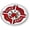 Flexible, variant on BestLicensePlateFrames US Fire Department 3D Domed Car Emblem Badge Sticker, Chrome Metal Round Bezel