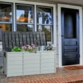 thumbnail image 3 of Ktaxon Coffre de Terrasse 75gal pour Rangement de Jardin - Résine, 3 of 6