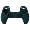 thumbnail image 2 of PlayVital Guardian Edition Racing Green Ergonomic Soft Anti-Slip Controller Silicone Case Cover for PS5, Rubber Protector Skins with Black Joystick Caps for PS5 Controller, 2 of 9