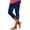Navy, variant on Clearance Sale! Workout Leggings For Women High Waisted Yoga Pants Quarter Length - Gym Shorts & Yoga Shorts Lightweight Lounge Pants With Hollow Out Design Hot Pink S Size
