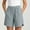 *Gray, variant on Women’s Elastic Waist Shorts with Pockets, Relaxed Fit Summer Lounge Shorts Purple,Women's Plus XXL