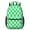 Green and White, variant on Orange and White Checkered Pattern 17" School Backpacks for Teens,Waterproof Oxford Fabric,S-Shape Padded Straps for School,Travel,Hiking,Camping