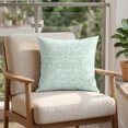 thumbnail image 4 of Pillow Covers 18x18 Set of 2, Botanical Rose Bud Square Throw Pillow Covers for Couch/Sofa/Living Room, Vintage Pale Green Floral Leaves Farmhouse Decorative Soft Pillowcases for Couch Throw Pillows, 4 of 9