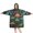 DarkBlue Cartoon Dinosaurs-2, variant on Wearable Oversized Blanket,DarkBlue Cartoon Dinosaurs Mountains Eggs Pattern Wearable Blanket Hoodie for Adults,Cozy Hooded Blankets with Super Pockets,Super Warm Fuzzy Pullover for Women & Men