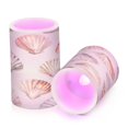 thumbnail image 7 of Yayeee Flameless Candles with Remote Flickering Battery Operated Multi Color Changing, Purple Seashell, 7 of 7