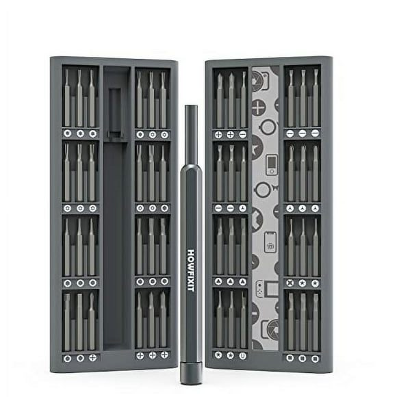 Juego de Destornilladores de 48 Bits HowFixit PRO para Reparar Electrónicos, Smartphone, iPhone, Laptop, MacBook, PC, Consola de Juegos, Cámara, Tableta, Reloj, etc.