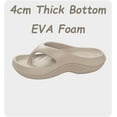 thumbnail image 4 of Pillow Arch Support Flip Flops For Women, Non- Soft Comfortable Walking Platform Sandals, Orthopedic Beach Slippers, 4 of 6