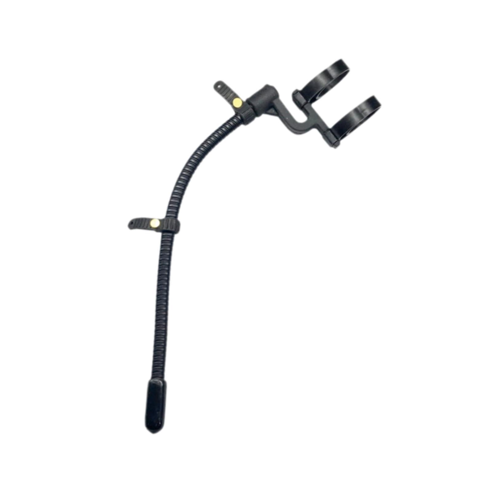Dualoai Arm Stand Mic Stand, Adjustable Gooseneck Arm Mic Stand without Clamp