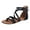 Black, variant on Vedolay Sandals Wedge Women's Hollow Out Slip On Platform Wedge Sandals,Brown 7.5