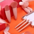 thumbnail image 3 of Jinyi Portable Makeup Bru Set With Box Mini Bru Travel Makeup Bru Foundat B Portable Makeup Brush(5pcs, 3 of 5