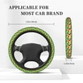 thumbnail image 5 of Daiia Steering Wheel Covers Vegetable Elastic Skidproof Steering Wheel Protective Cover Case Steering Wheel Protector Comfortable Protective Case For Suv Sedan Decor, 5 of 8
