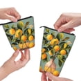 thumbnail image 3 of Lsque Retro Warm Lemon Flower Pattern Telescopic Pencil Bag Pen Holder Stationery Case, Stand-up Retractable Transformer Bag Organizer, 3 of 6
