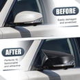 thumbnail image 2 of Unique Bargains Pair Rear View Driver Passenger Side Mirror Cover Cap Overlay Gloss Black for INFINITI Q50 Q60 Q70 QX30, 2 of 7
