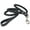Black, variant on Round Fully Braided Genuine Leather Dog Leash, 4 Ft x 5/8" (15mm), Medium Breeds