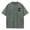 120#Army Green, variant on Men's Vintage Washed Oversized Crew Neck T-Shirt Soft Cotton Palm Tree Sunset Graphic Short Sleeve Summer Beach Casual Top Blue 3XL