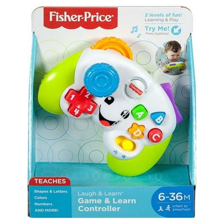 Fisher-Price Mi primer mando de consola, juguete de aprendizaje para bebé  +6 meses (Mattel FWG17) : : Juguetes y juegos