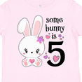 thumbnail image 4 of Inktastic Somebunny is Five 5th Birthday Bunny Boys or Girls Toddler T-Shirt, 4 of 5