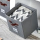 thumbnail image 4 of DECOMOMO Cubo de Almacenamiento de 13 Pulgadas, Cubo de Tela, Cubo de Almacenamiento (Gris, Juego de 6), 4 of 6