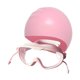 thumbnail image 3 of Gafas de natación y gorra con tapones para los oídos protección ligera adultos gafas de baño ajustables gafas de baño para buceo en la piscina Rosa, 3 of 8