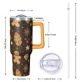 thumbnail image 2 of 40oz Xmas Tumbler with Straw and Handle Leak Proof Stainless Steel Cup Merry Christmas Gifts for Holiday Travel, 2 of 4