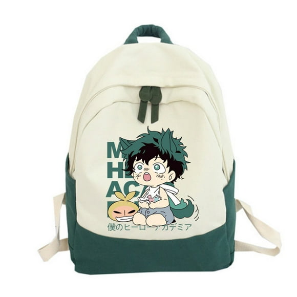 Mochila My Hero Academia Midoriya Izuku Cartoon Child School