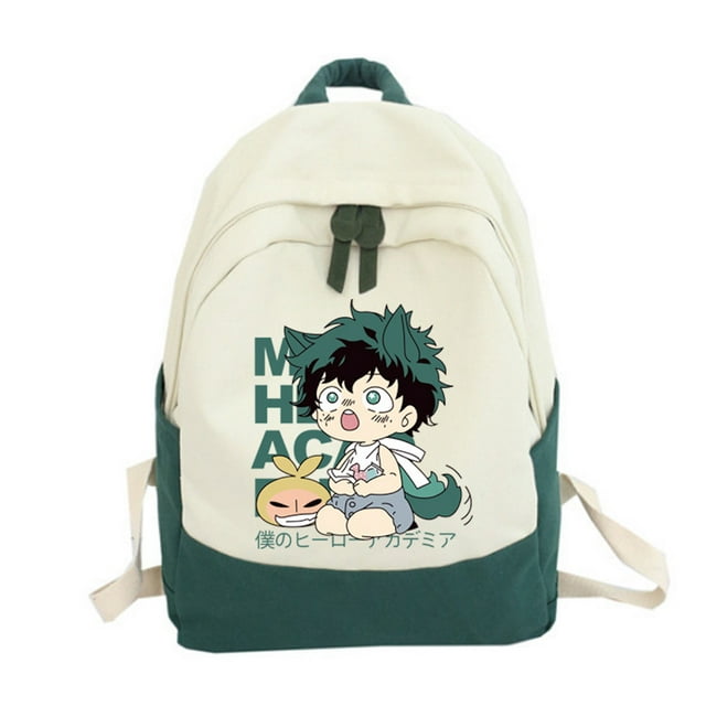 Mochila My Hero Academia Midoriya Izuku Cartoon Child School