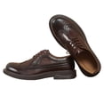 thumbnail image 2 of Men's Leather Shoes Top Layer Cowhide Thick Sole Big Toe Leather Shoes Men's Genuine Leather Casual Business Brock Men's Shoes, 2 of 2