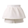thumbnail image 5 of Amidoa Girls Shorts Soft Toddler Solid Color Elastic Waist Casual Summer Sports Shorts for Kids White Size 3T, 5 of 8